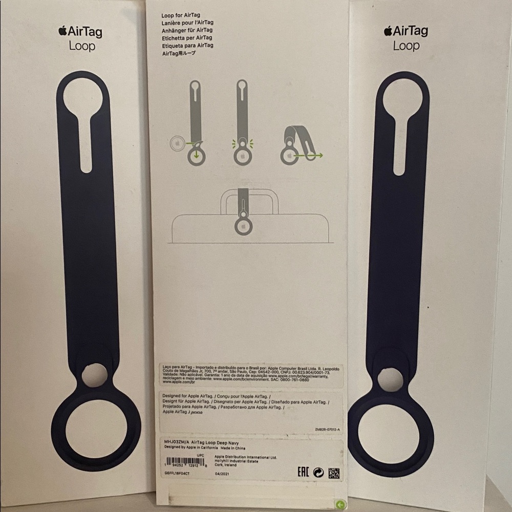 Apple AirTag Loop - Dark Blue - Picture 2 of 2